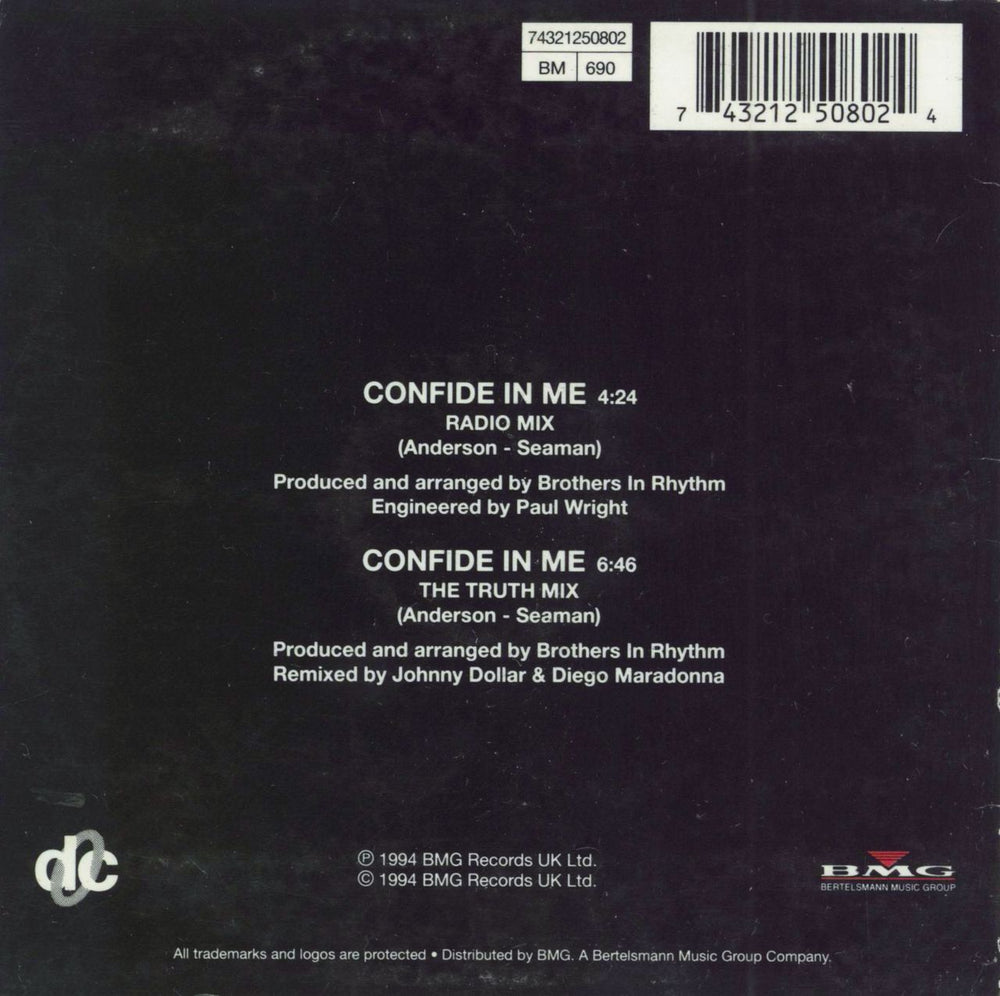 Kylie Minogue Confide In Me French CD single (CD5 / 5") 743212508024