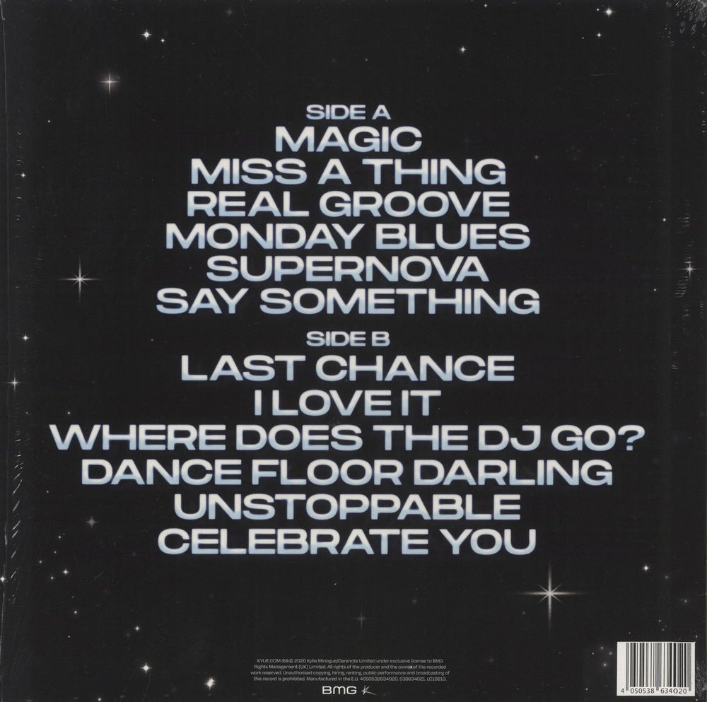 Kylie Minogue Disco - Clear Vinyl + Autographed Colour Photo UK vinyl LP album (LP record) 4050538634020