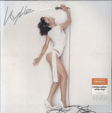 Kylie Minogue Fever - White Vinyl - Sealed - VG UK vinyl LP album (LP record) 0190295846428