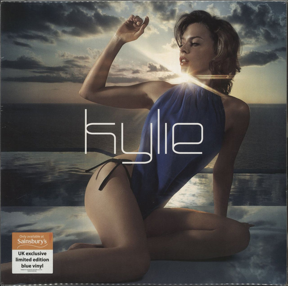 Kylie Minogue Light Years - Blue vinyl UK 2-LP vinyl record set (Double LP Album) 0190295680855