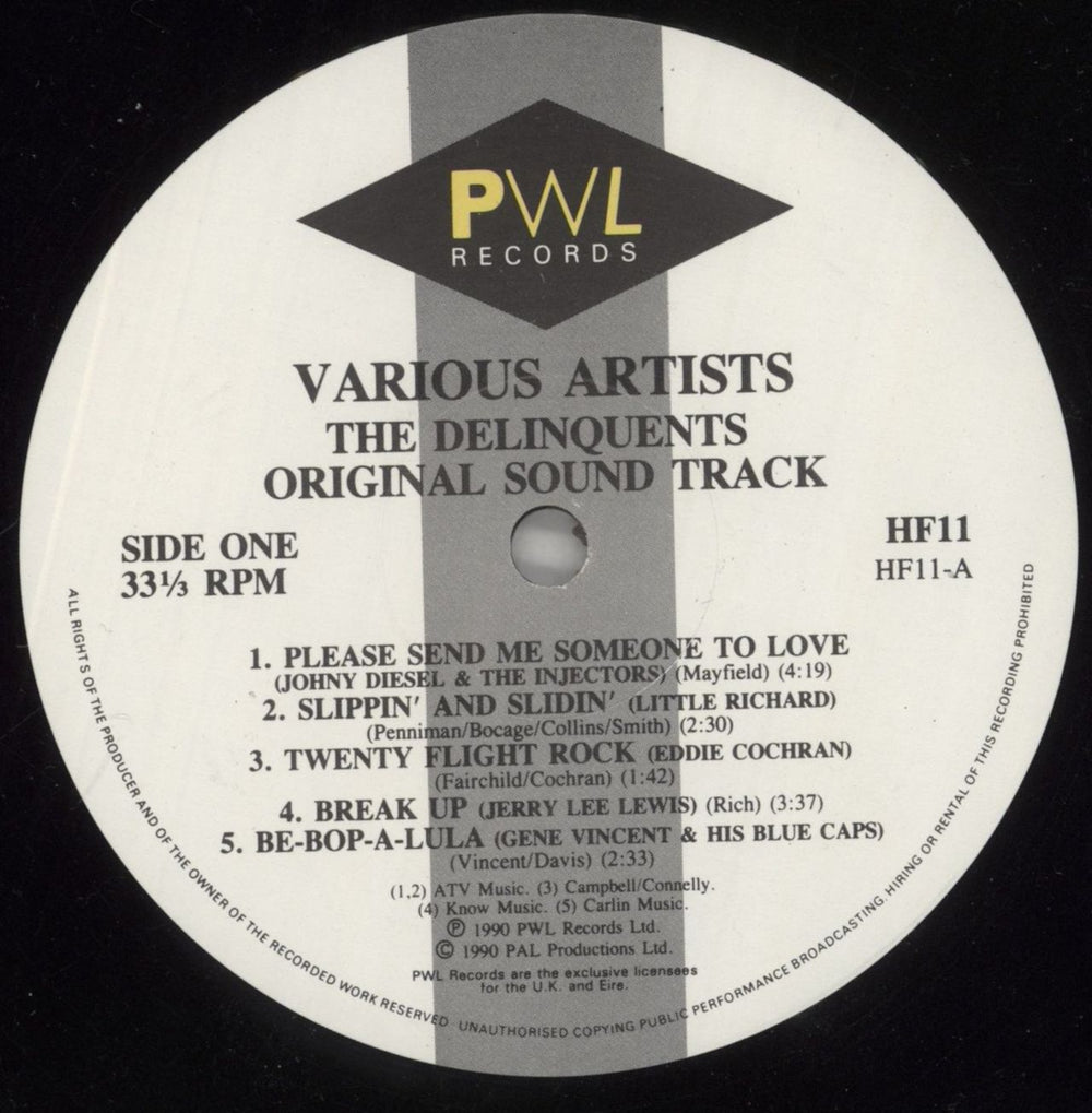 Kylie Minogue The Delinquents Soundtrack UK vinyl LP album (LP record) KYLLPTH78858