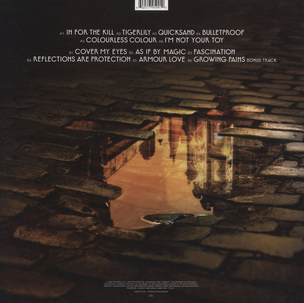 La Roux La Roux + Poster UK vinyl LP album (LP record) 602517959910