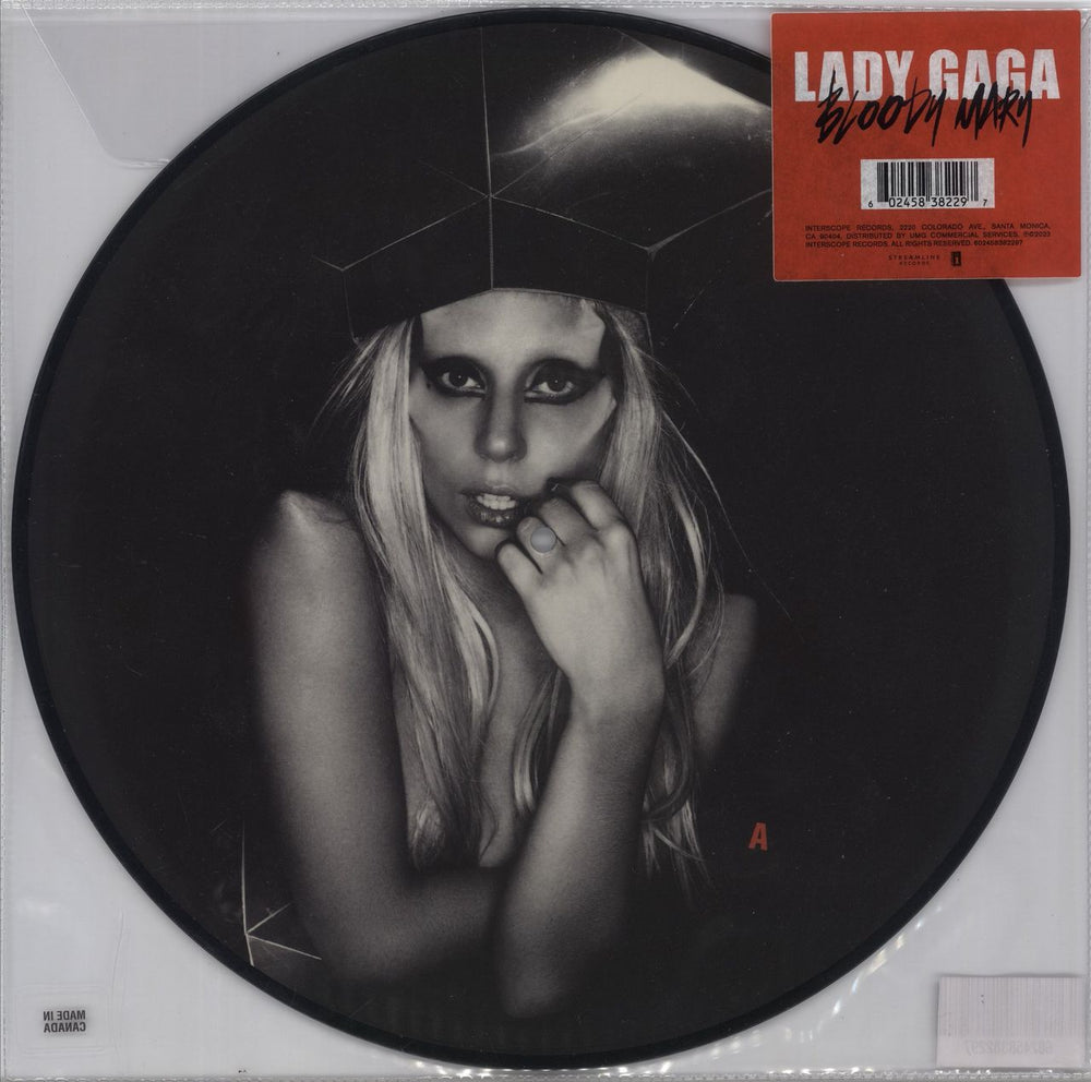 Lady Gaga Bloody Mary - US Singles Day Edition UK picture disc LP (vinyl picture disc album) 602458382297