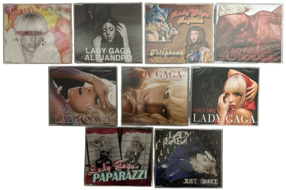 Lady Gaga The Singles Japanese CD Single Box Set LGQCXTH867861