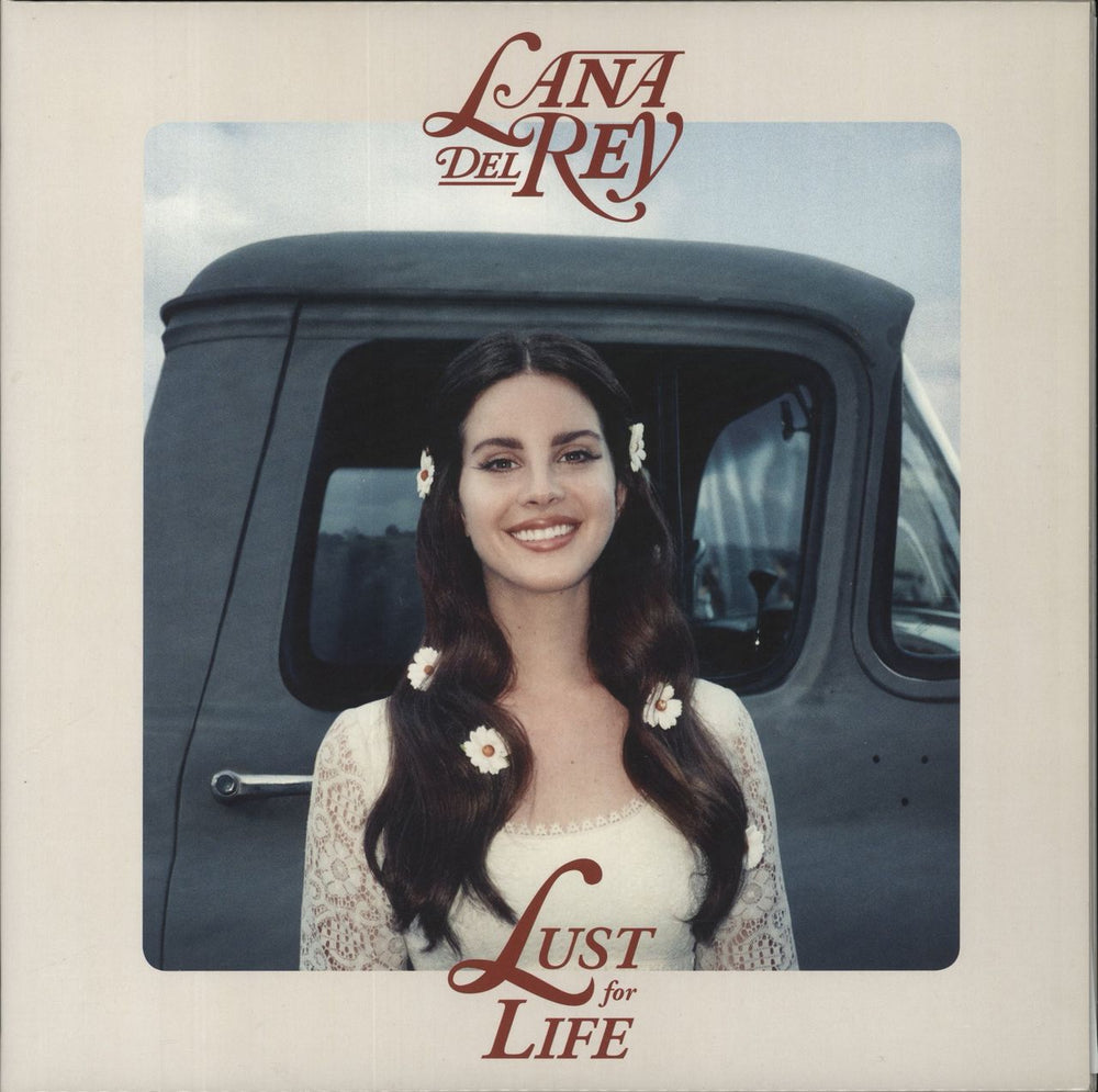 Lana Del Rey Lust For Life - Coke Bottle Clear Vinyl - Autographed UK 2-LP vinyl record set (Double LP Album) 5765501