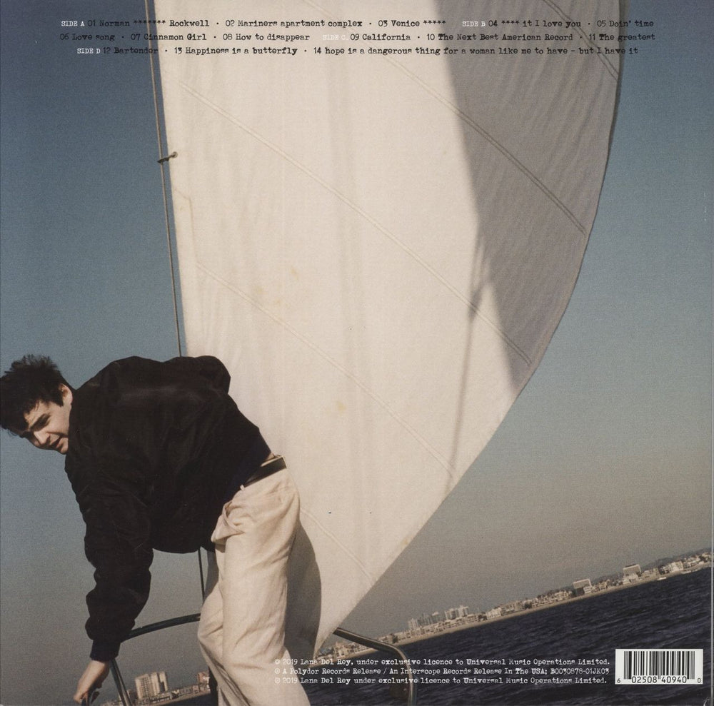 Lana Del Rey Norman Fucking Rockwell! US 2-LP vinyl record set (Double LP Album) '2019