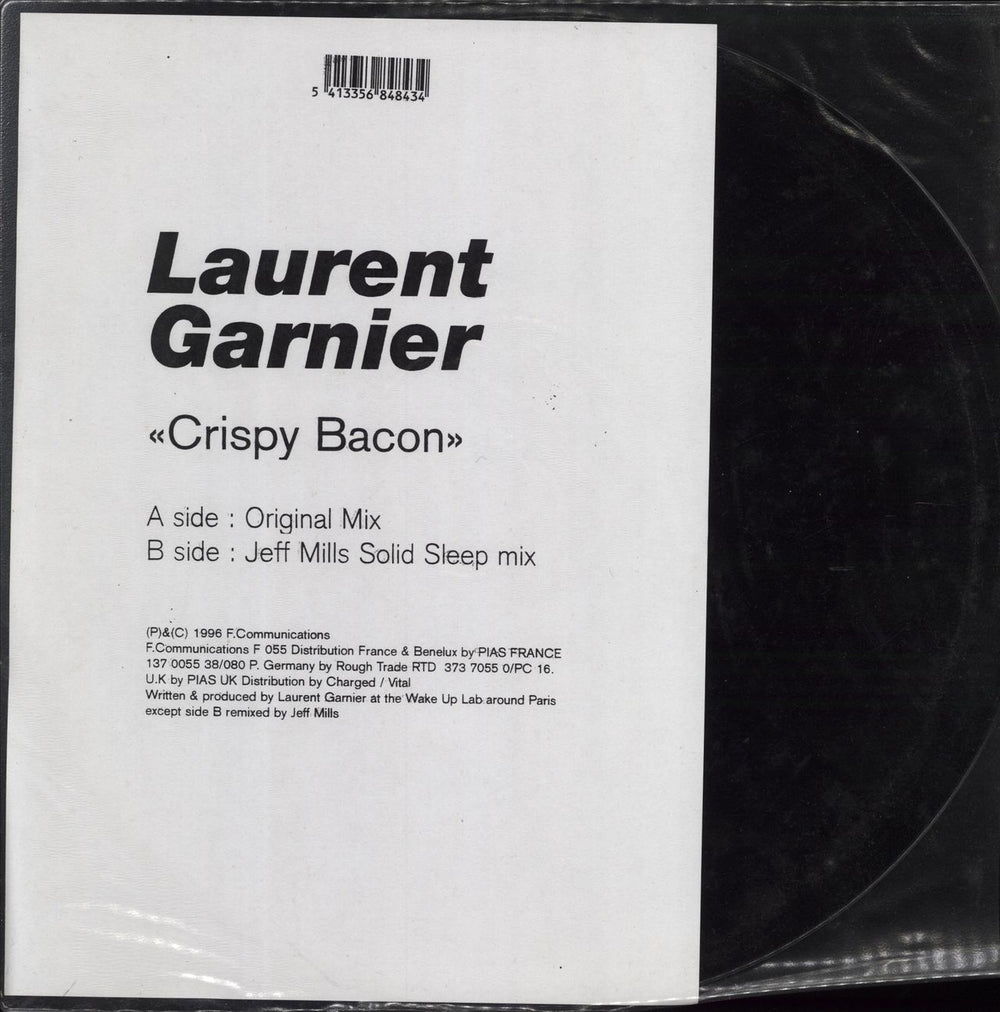 Laurent Garnier Crispy Bacon French 12" vinyl single (12 inch record / Maxi-single) F055