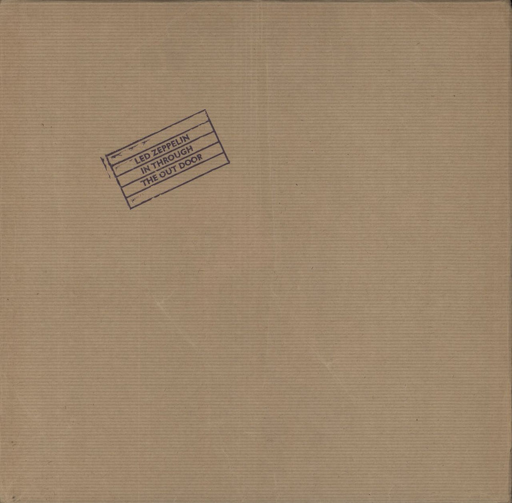 Led Zeppelin In Through The Out Door - 1st A - Complete - EX UK vinyl LP album (LP record) SSK59410