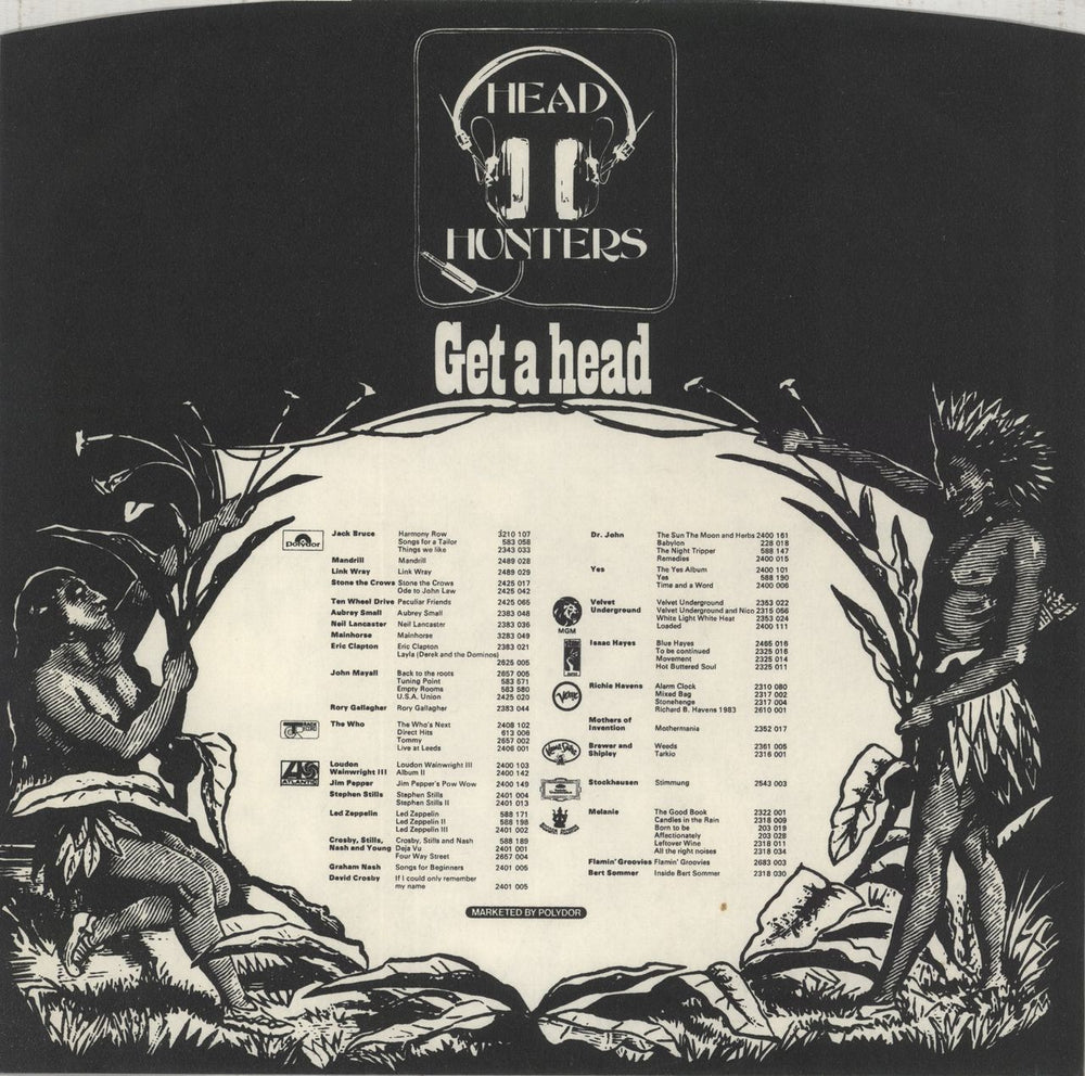 Led Zeppelin Led Zeppelin - 3rd - Transitional Stickered Sleeve + Head Hunters Inner UK vinyl LP album (LP record) 1969