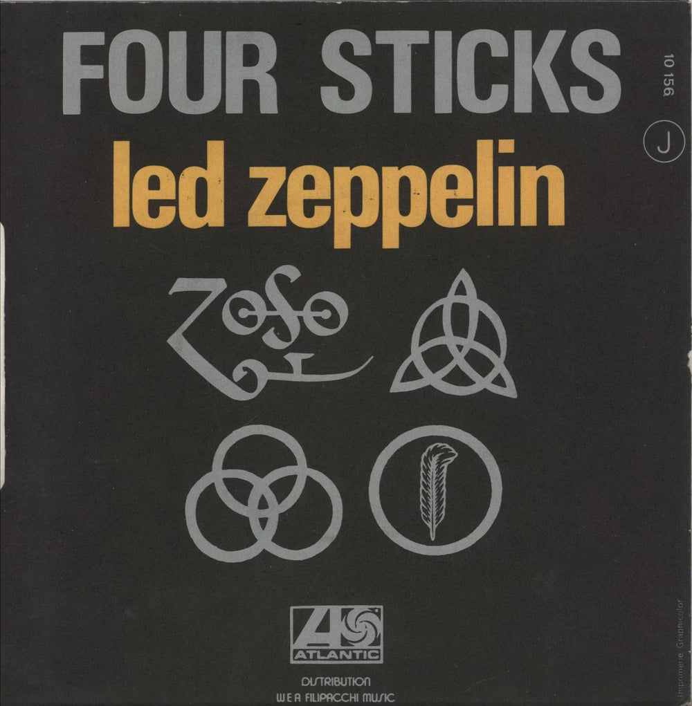 Led Zeppelin Rock And Roll - Red Injection Labels French 7" vinyl single (7 inch record / 45)