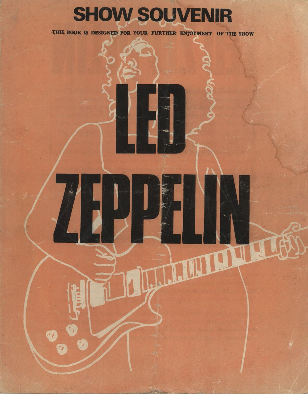 Led Zeppelin Show Souvenir UK tour programme TOUR PROGRAMME