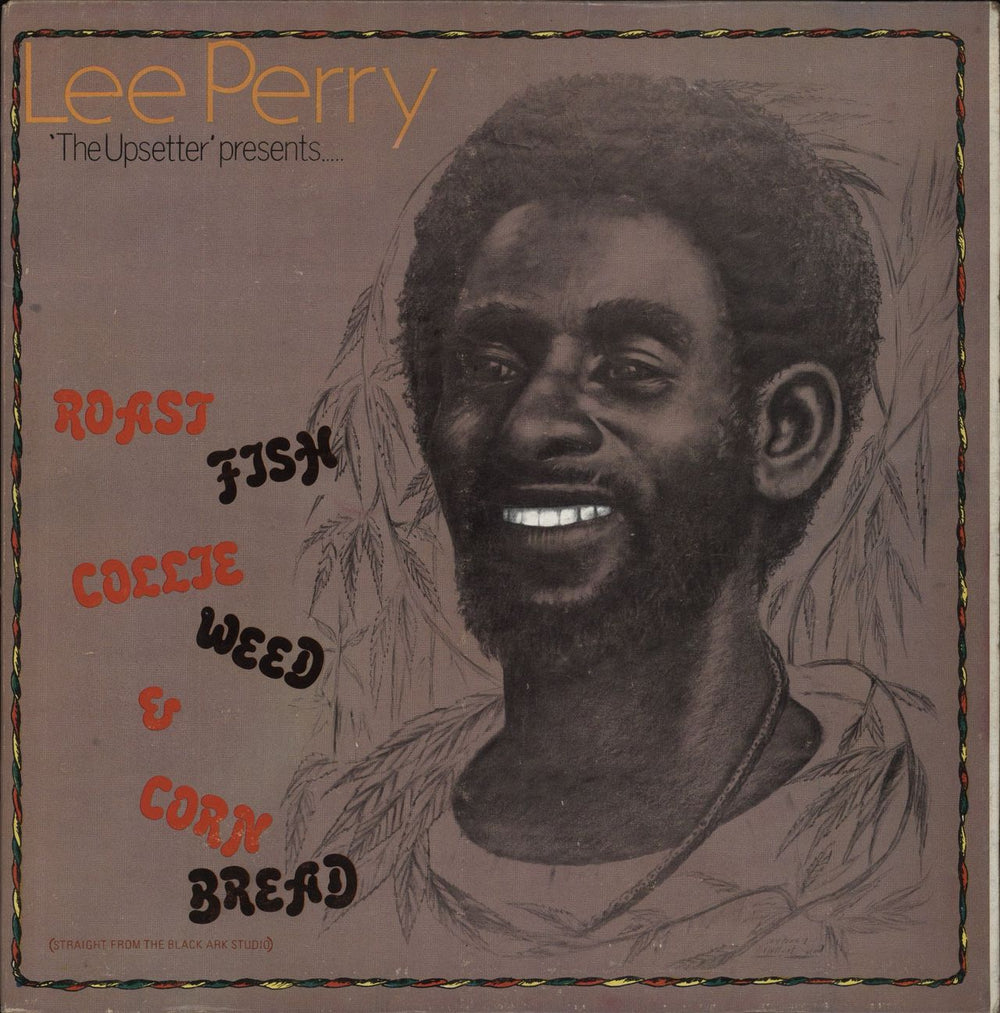 Lee Perry Roast Fish Collie Weed & Corn Bread Jamaican vinyl LP album (LP record) LPIR0000