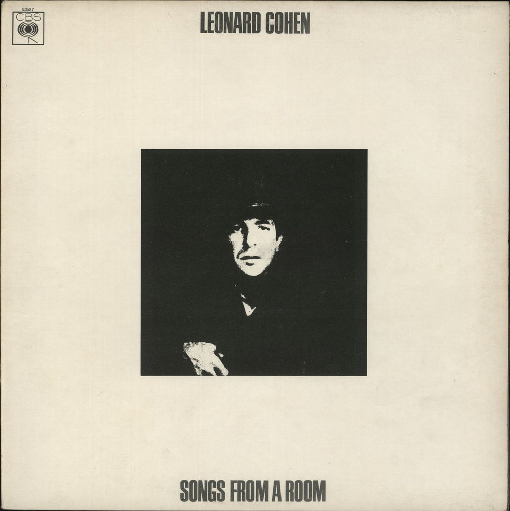 Leonard Cohen Songs From A Room - 3rd UK vinyl LP album (LP record) 63587