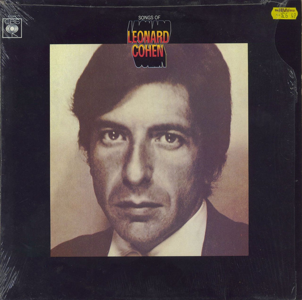 Leonard Cohen Songs Of Leonard Cohen - shrink UK vinyl LP album (LP record) 63241