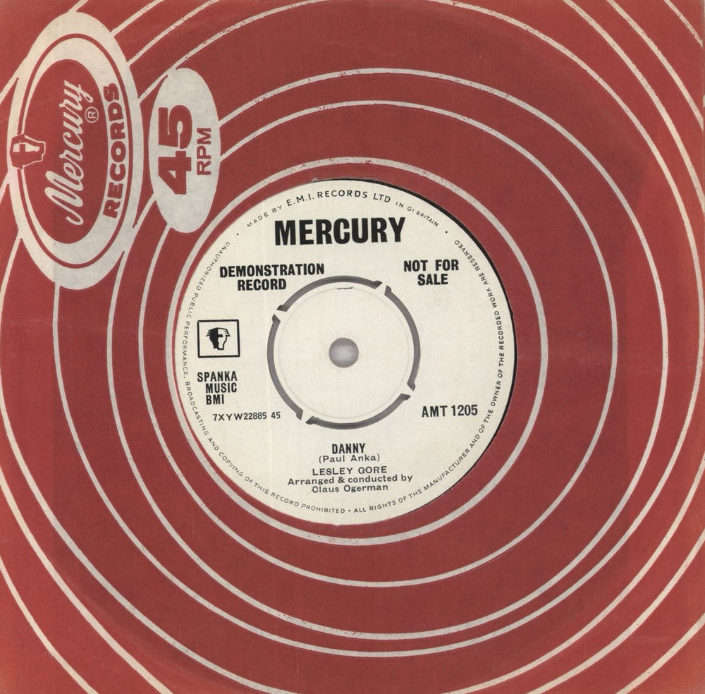 Lesley Gore It's My Party - A Label UK Promo 7" vinyl single (7 inch record / 45)