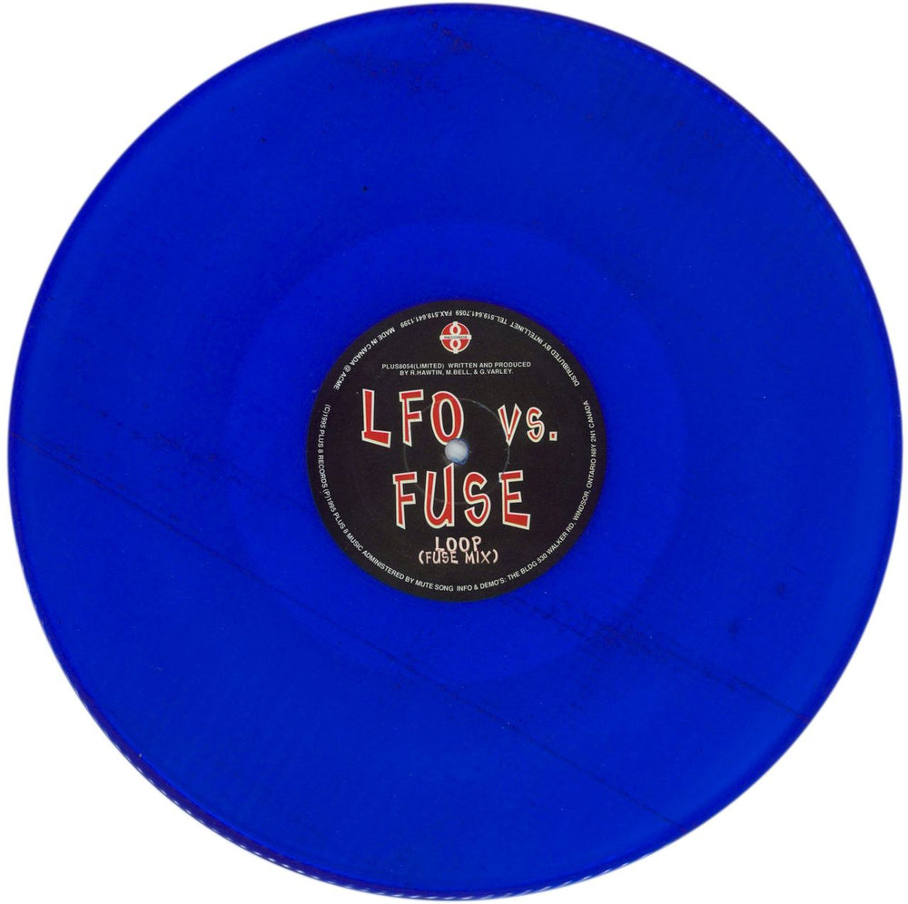 LFO Loop (Fuse Mix) US 12" vinyl single (12 inch record / Maxi-single) PLUS8054