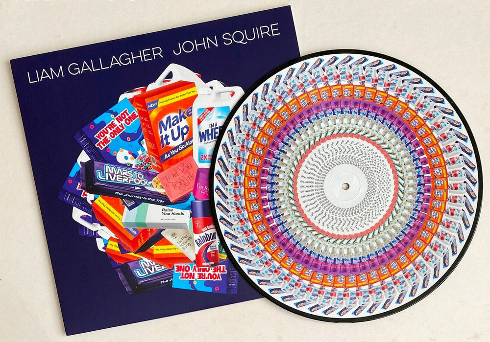 Liam Gallagher & John Squire Liam Gallagher John Squire - Zoetrope Picture Disc Numbered Edition UK picture disc LP (vinyl picture disc album) 5054197893988