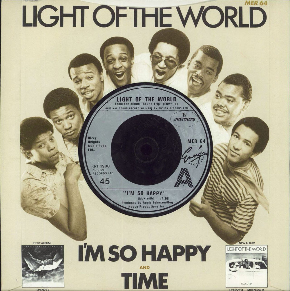 Light Of The World Time - p/s UK 7" vinyl single (7 inch record / 45)