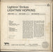 Lightnin' Hopkins Lightnin' Strikes - VG UK vinyl LP album (LP record)