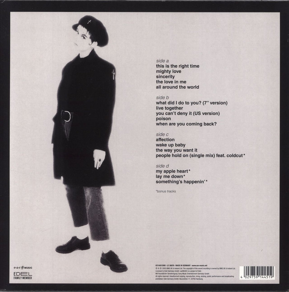 Lisa Stansfield Affection 180g Reissue German vinyl LP album (LP record) 4007192103799