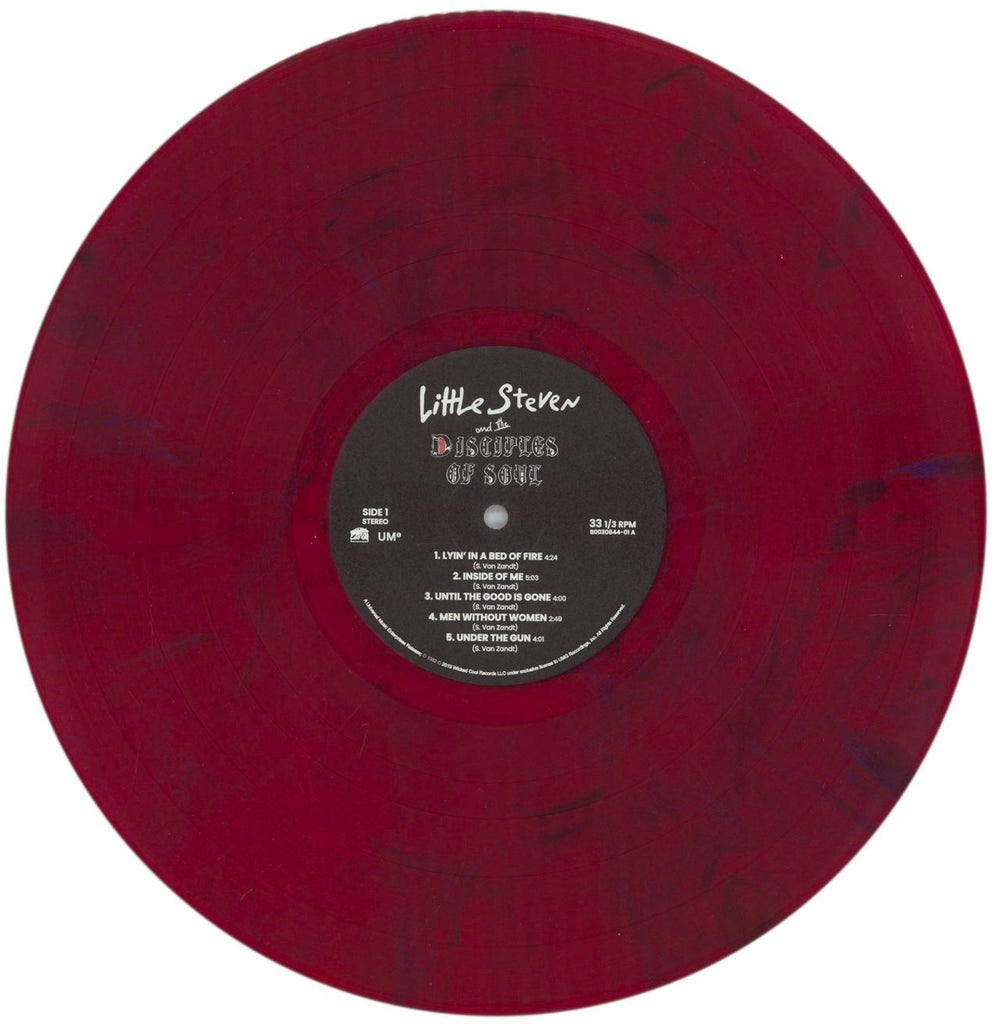 Little Steven Men Without Women - Red Marble Vinyl US vinyl LP album (LP record) LTSLPME862309