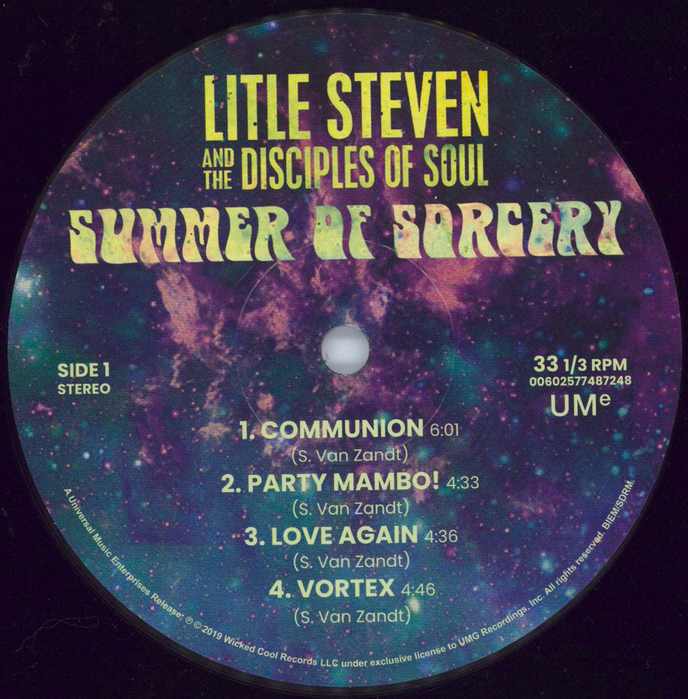 Little Steven Summer Of Sorcery - Misprinted Sleeve UK 2-LP vinyl record set (Double LP Album) LTS2LSU773295