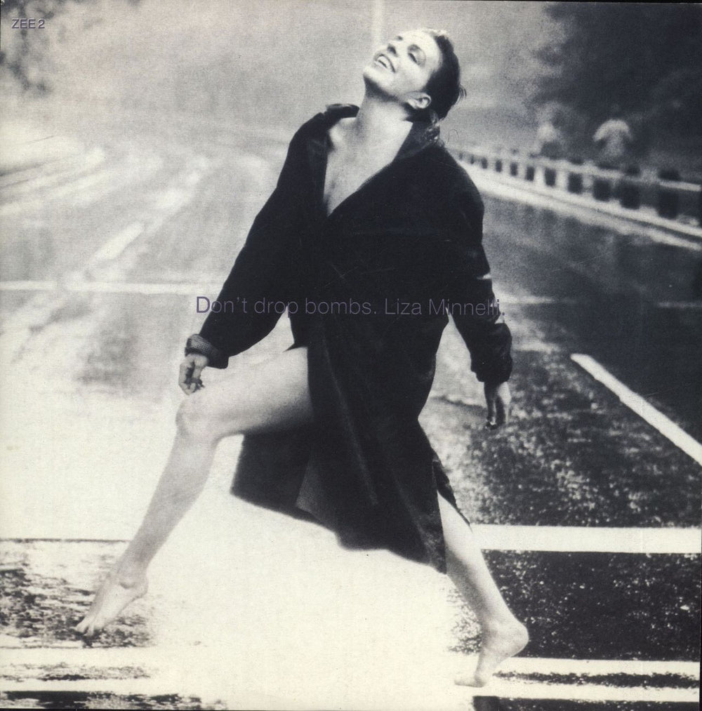 Liza Minnelli Don't Drop Bombs UK 7" vinyl single (7 inch record / 45) ZEE2