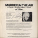 Lol Coxhill Murder In The Air - Autographed UK 12" vinyl single (12 inch record / Maxi-single)