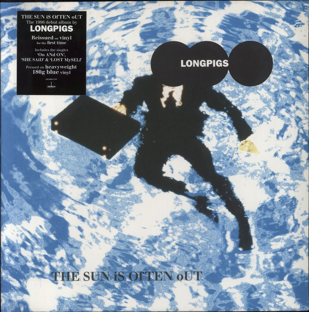 Longpigs The Sun Is Often Out - 180gm Blue vinyl - Sealed UK vinyl LP album (LP record) DEMREC707