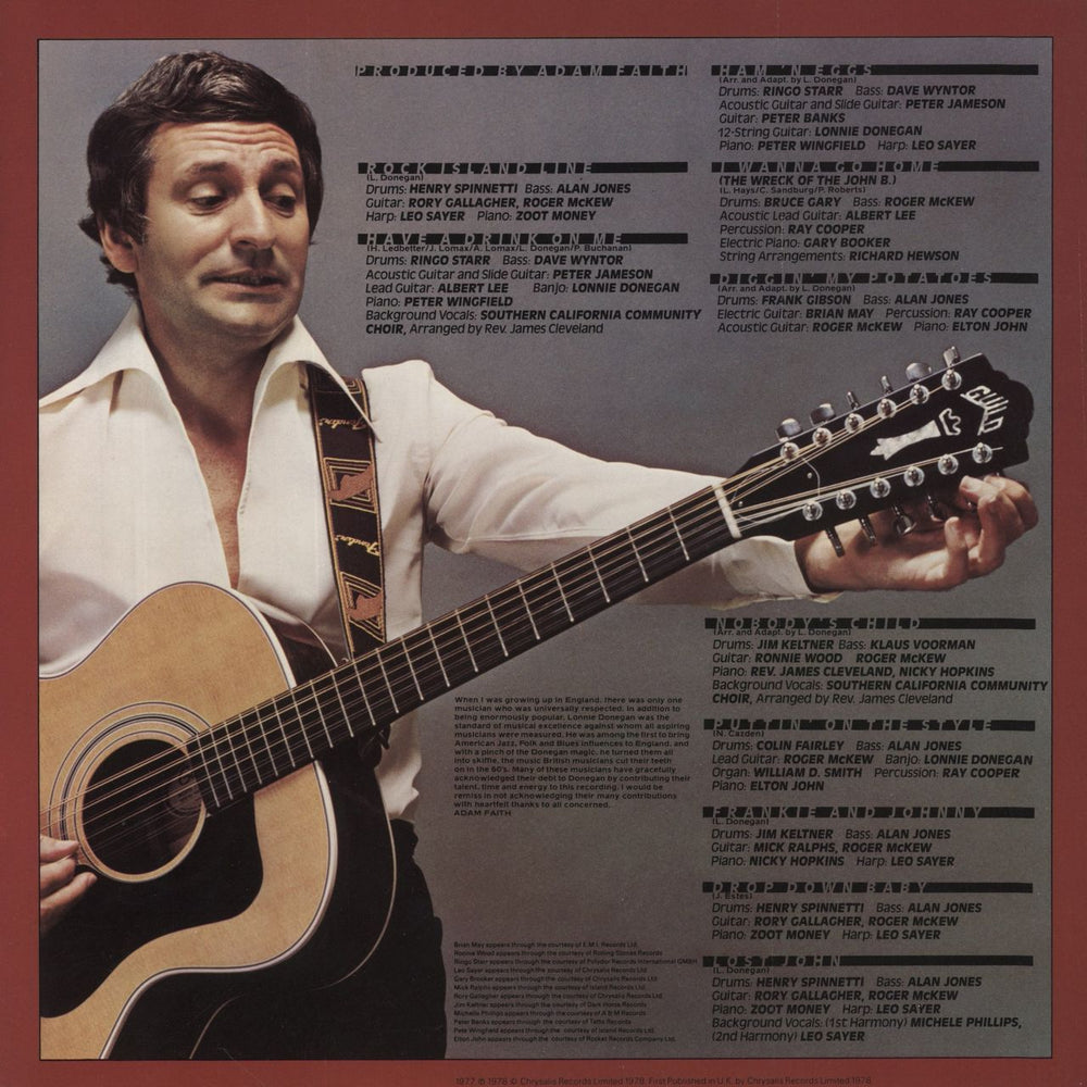 Lonnie Donegan Puttin' On The Style UK vinyl LP album (LP record)