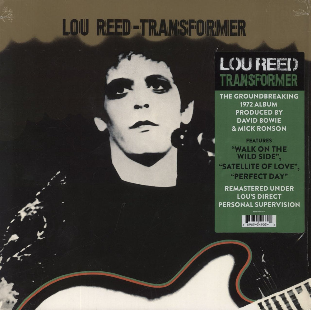 Lou Reed Transformer: Remastered - Opened Shrink UK vinyl LP album (LP record) 889853490318