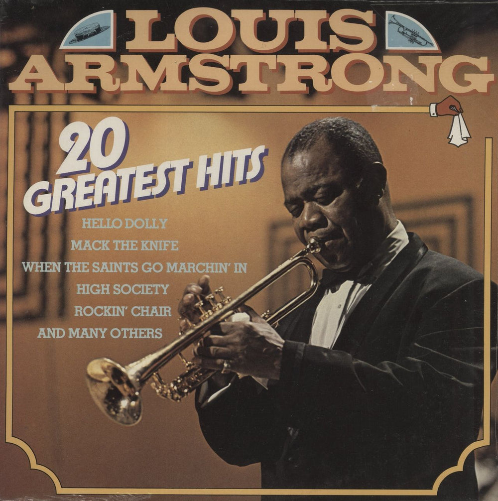 Louis Armstrong 20 Greatest Hits Italian vinyl LP album (LP record) MP666002