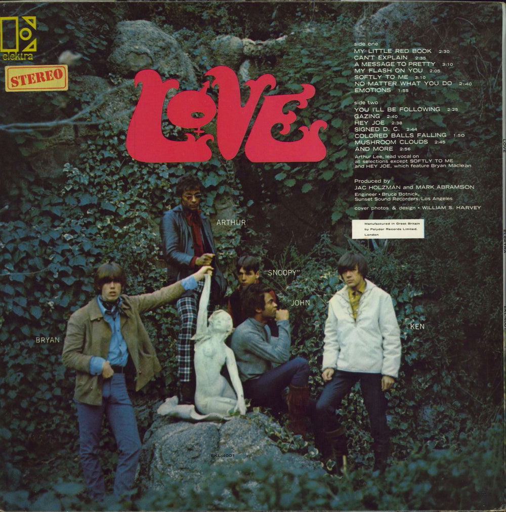 Love Love - 1st - Stereo UK vinyl LP album (LP record)