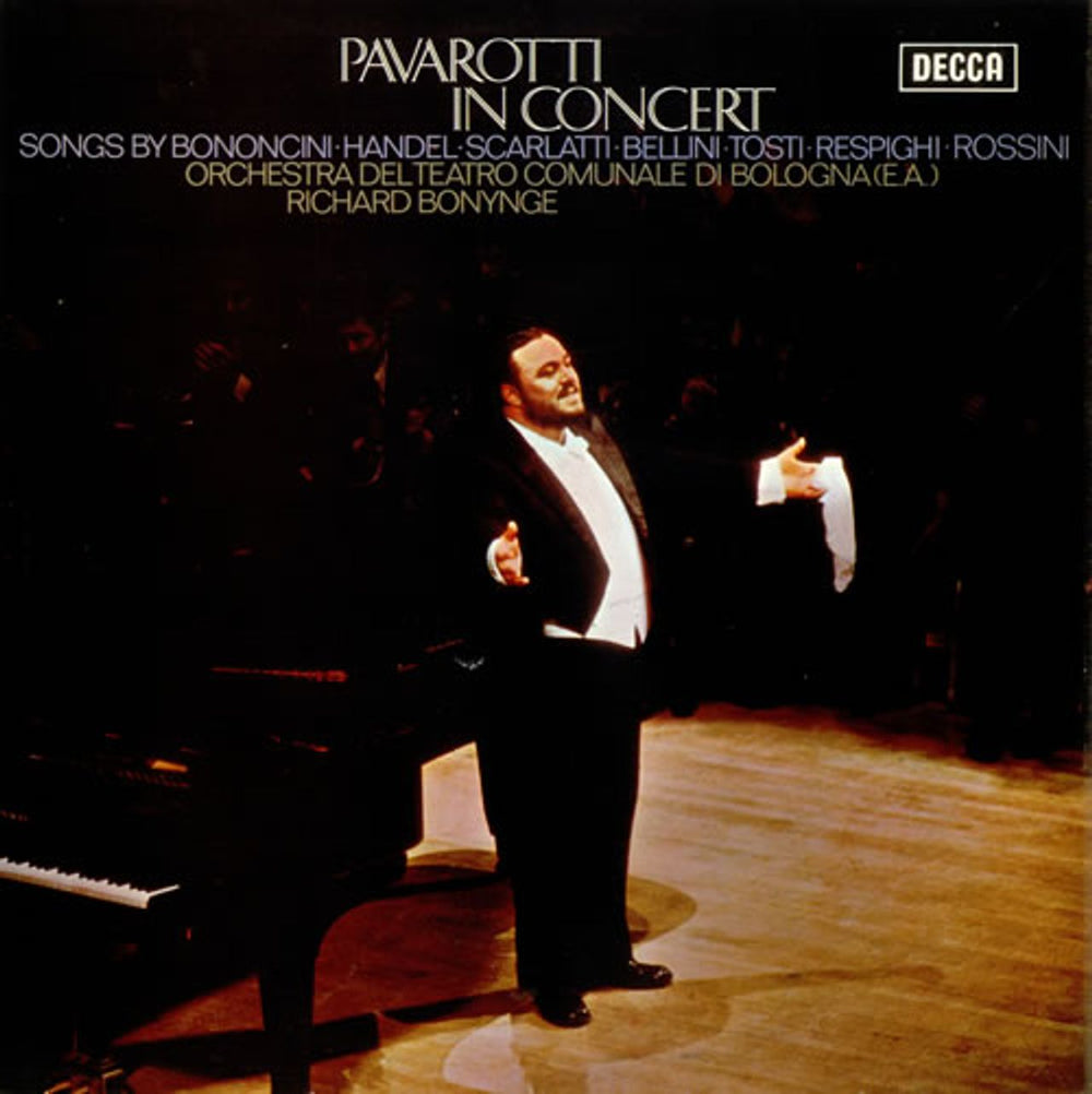 Luciano Pavarotti In Concert UK vinyl LP album (LP record) SXL6650