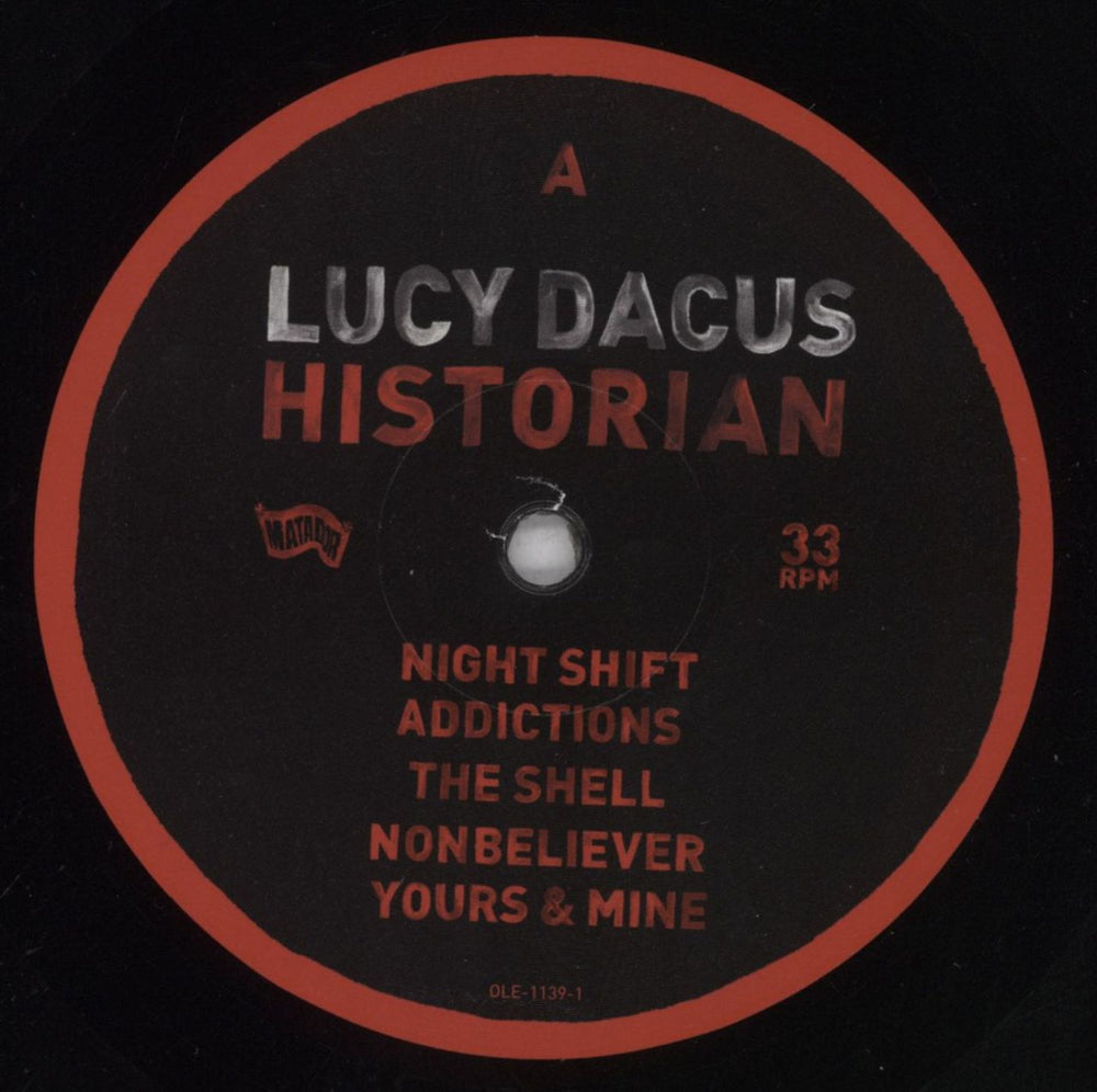 Lucy Dacus Historian US vinyl LP album (LP record) 53MLPHI815140