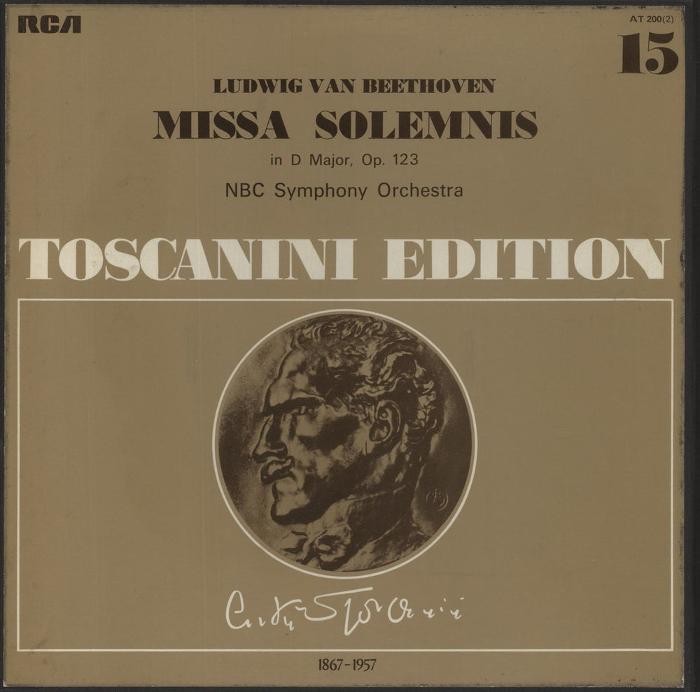 Ludwig Van Beethoven Beethoven: Missa Solemnis- Toscanini Edition UK Vinyl Box Set AT200(2)