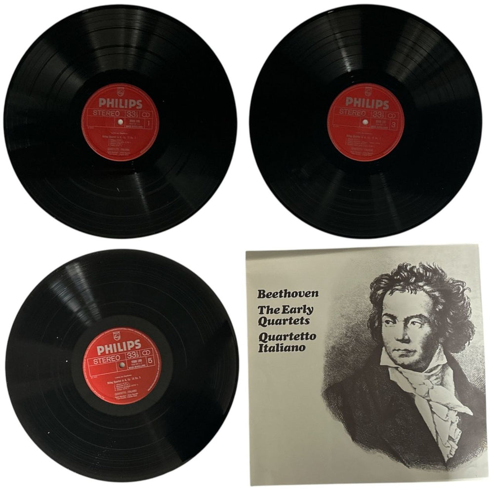 Ludwig Van Beethoven The Early Quartets Op. 18 Nos. 1-6 US Vinyl Box Set LVBVXTH875987