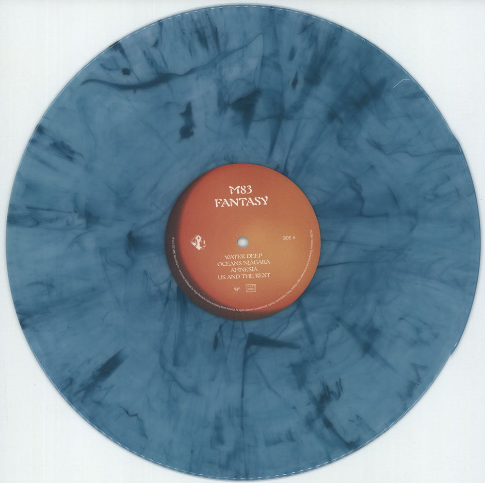 M83 Fantasy - Blue Marble Vinyl UK 2-LP vinyl record set (Double LP Album) M832LFA879312