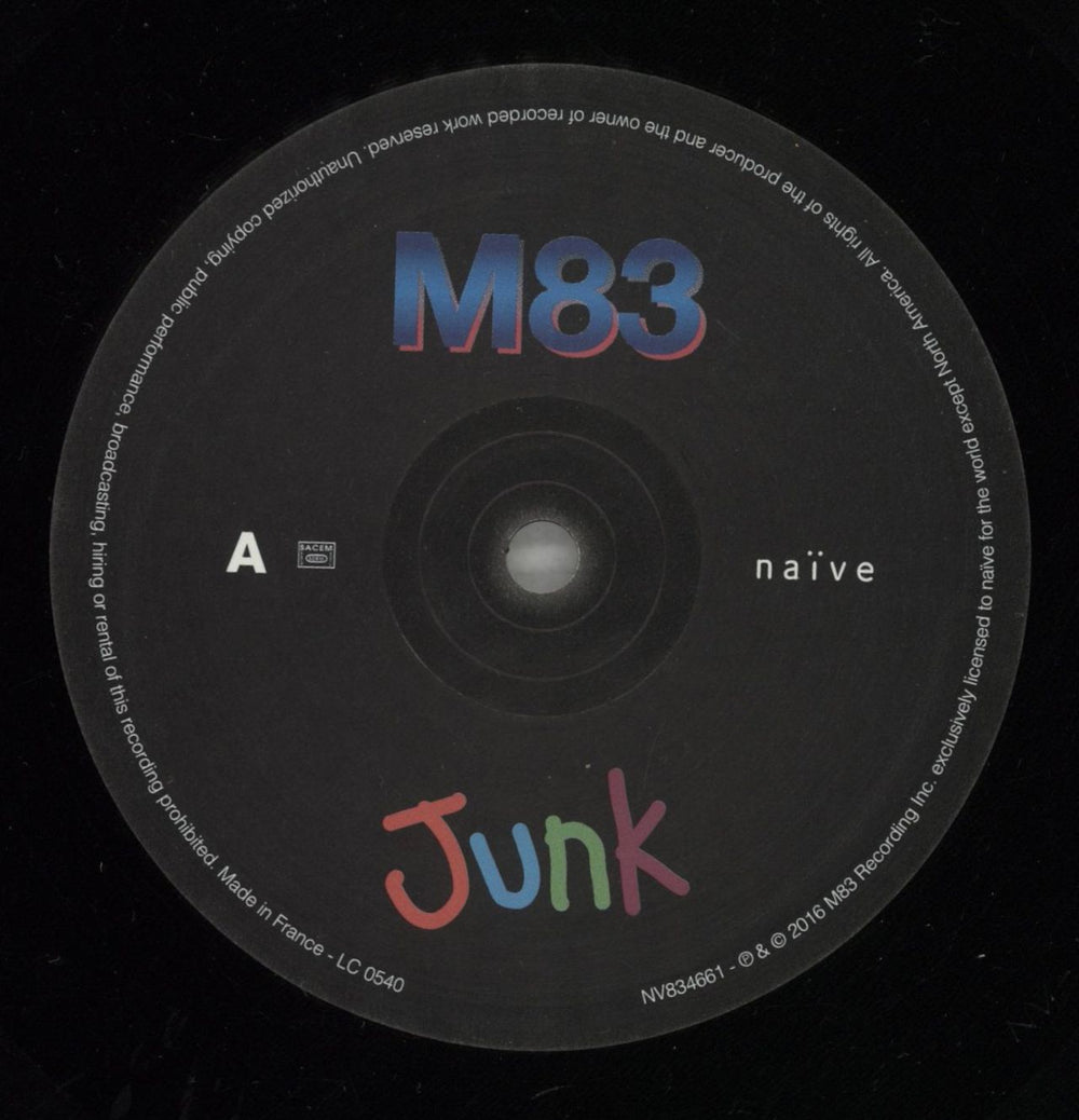 M83 Junk - 180gm UK 2-LP vinyl record set (Double LP Album) M832LJU682281