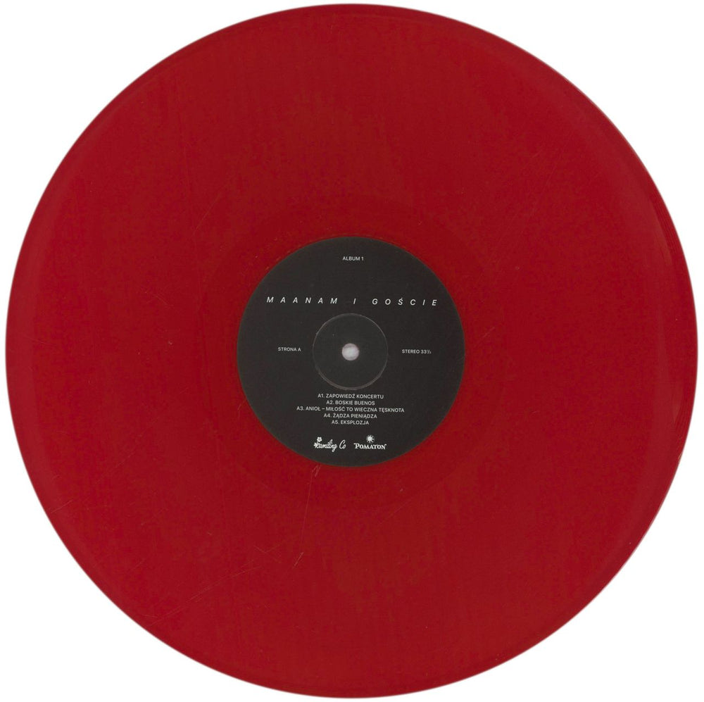 Maanam Maanam i Goscie - 25-lecie Zespolu - Red Vinyl Polish 3-LP vinyl record set (Triple LP Album) 6FB3LMA842711