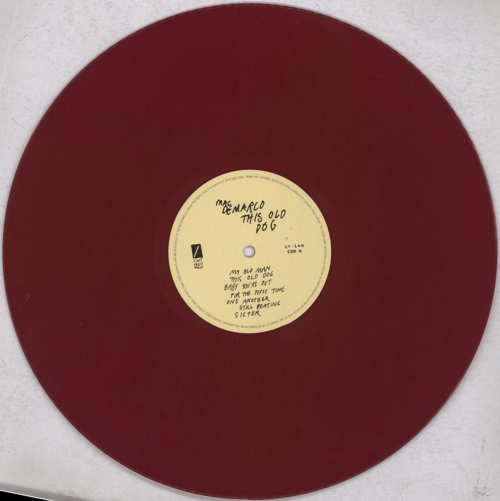 Mac DeMarco This Old Dog: Rough Trade exclusive - Purple Vinyl + CD-R UK vinyl LP album (LP record) Q0ELPTH834993