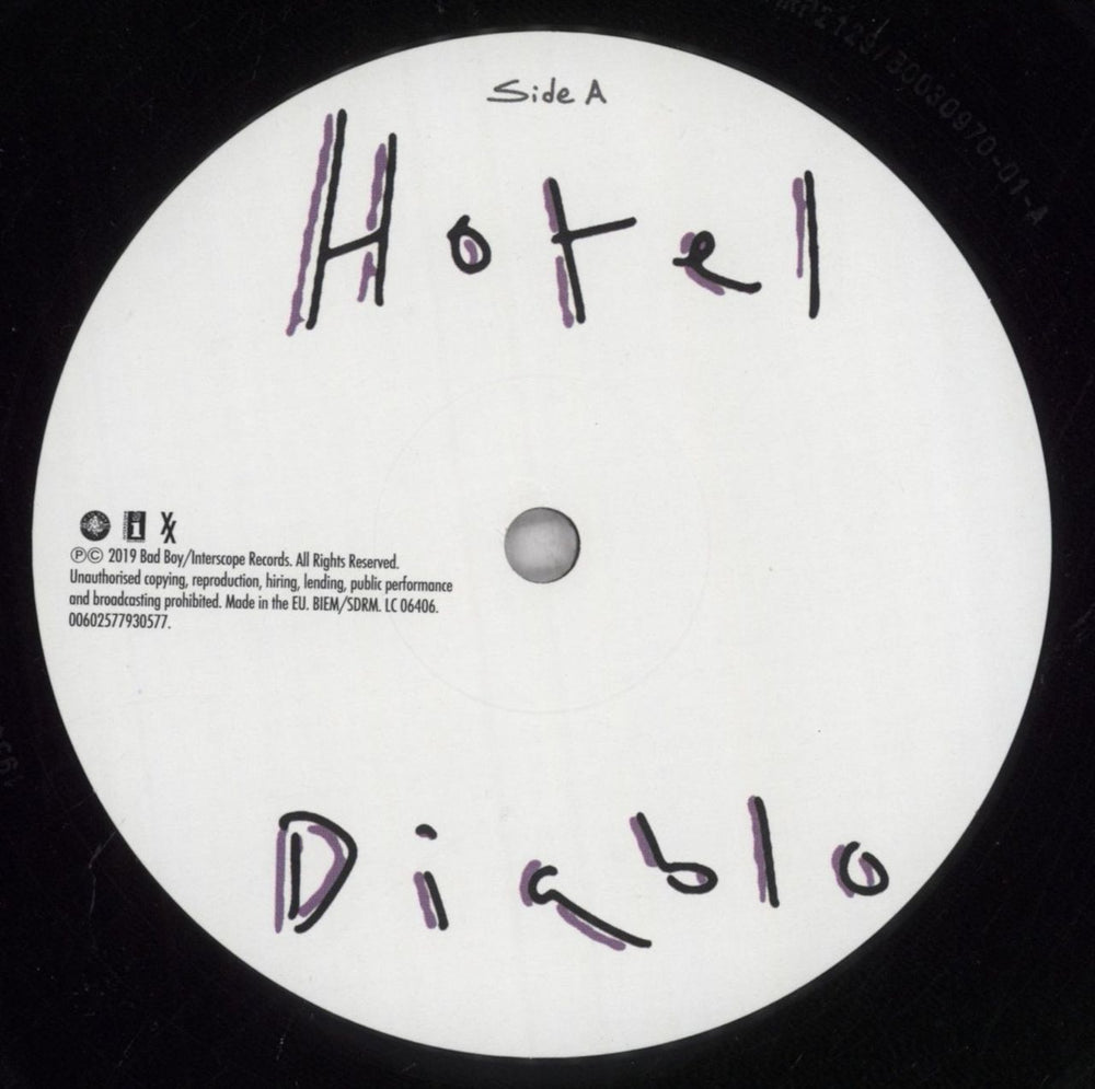 Machine Gun Kelly Hotel Diablo UK vinyl LP album (LP record) 4KCLPHO843271