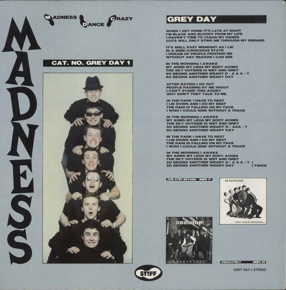 Madness Dance Crazy Norwegian 12" vinyl single (12 inch record / Maxi-single)
