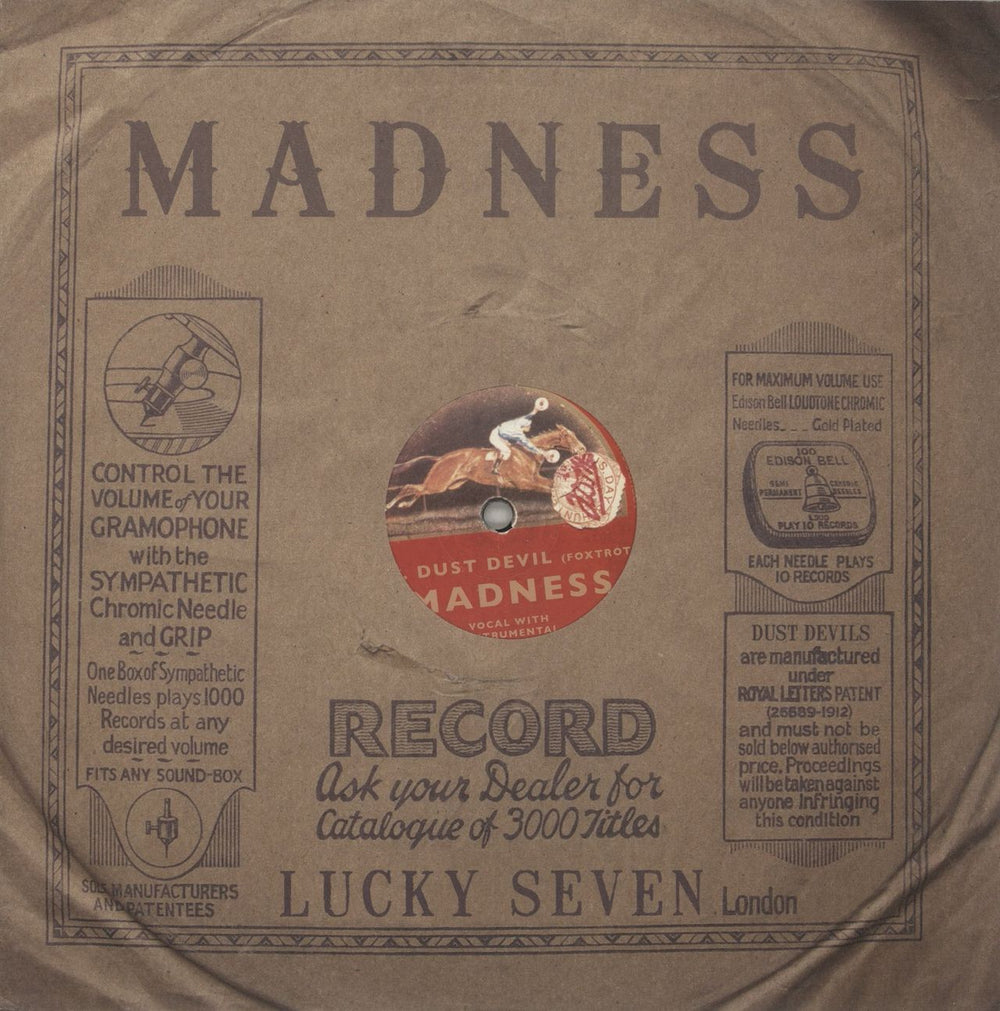 Madness Dust Devil UK 10" vinyl single (10 inch record) LUCKY7004T