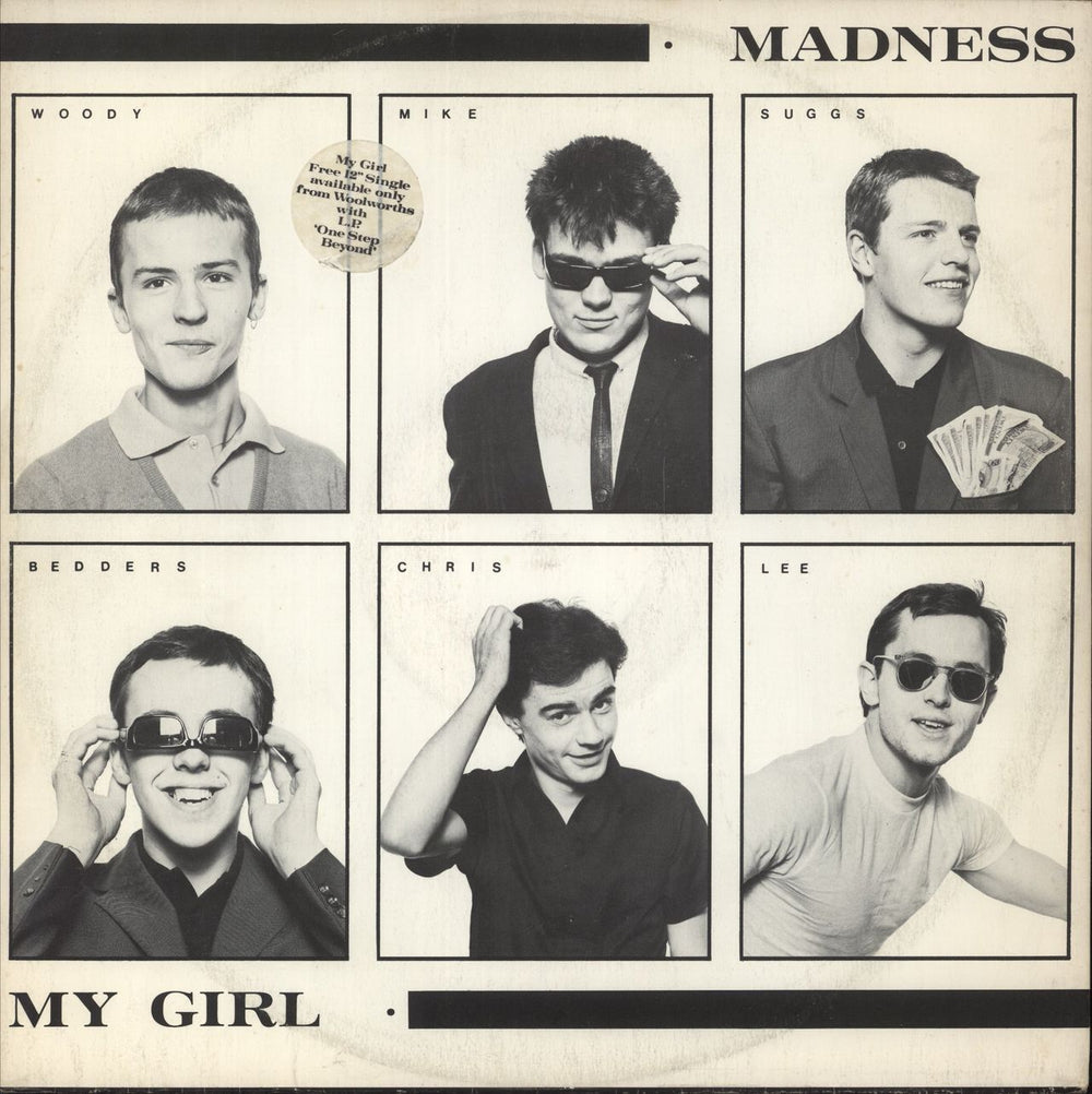 Madness My Girl - Hype-Sticker - VG UK 12" vinyl single (12 inch record / Maxi-single) BUYIT62