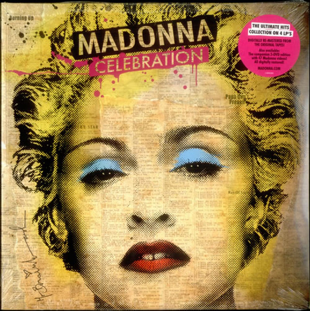 Madonna Celebration - 1st - Sealed US 4-LP vinyl album record set 521096-1