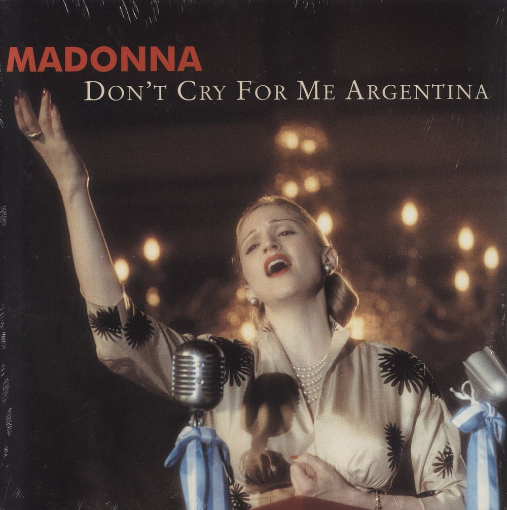 Madonna Don't Cry For Me Argentina - Sealed US 12" vinyl single (12 inch record / Maxi-single) 943809-0