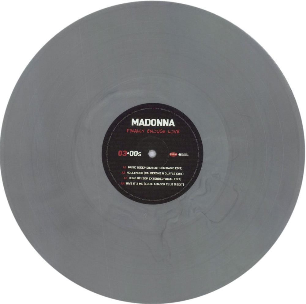 Madonna Finally Enough store Love Silver Vinyl