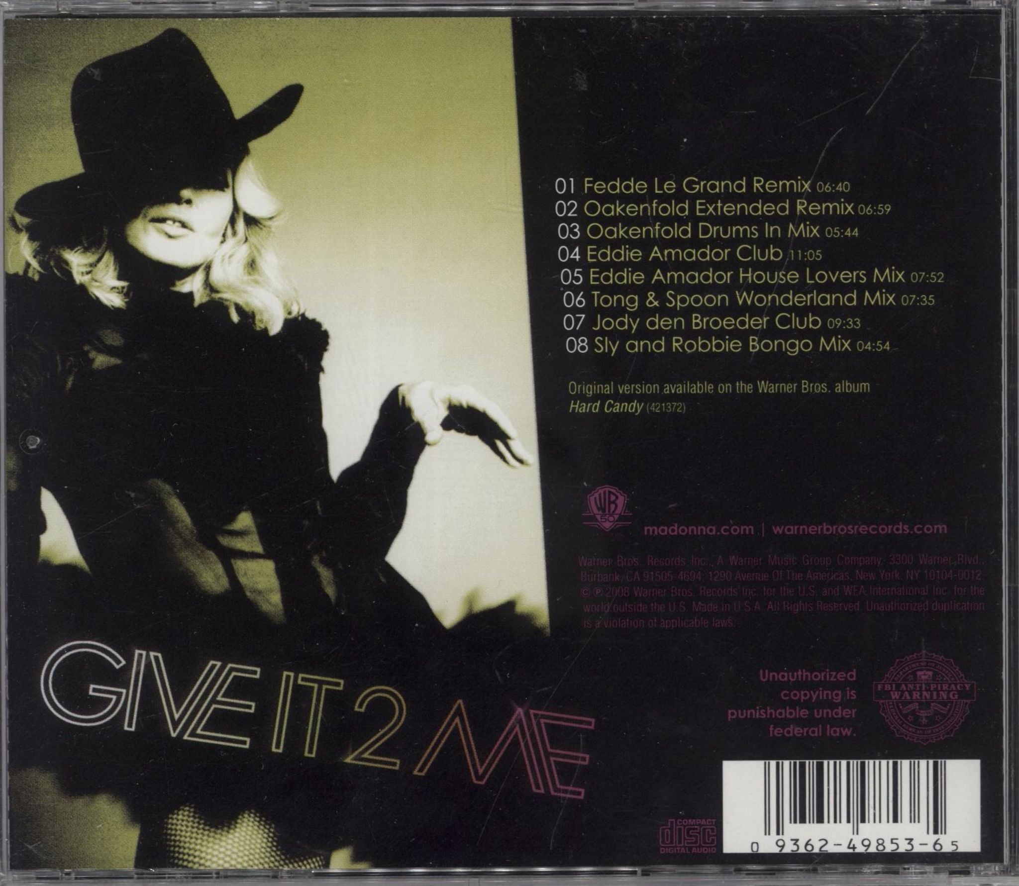 Madonna Give It 2 Me US CD single — RareVinyl.com