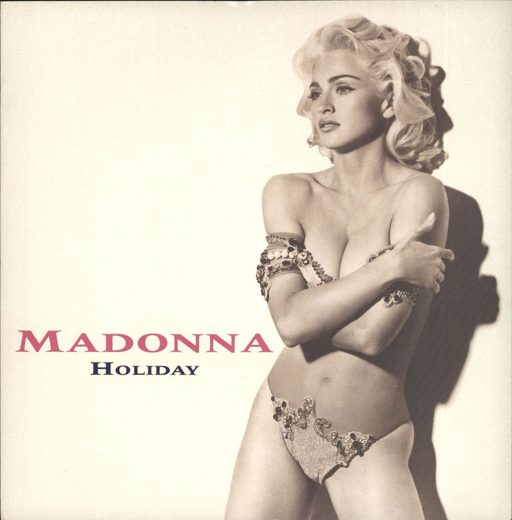 Madonna Holiday - Bikini Sleeve UK 7" vinyl single (7 inch record / 45) W0037